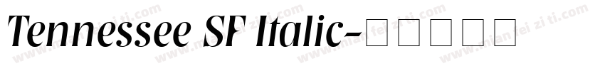 Tennessee SF Italic字体转换